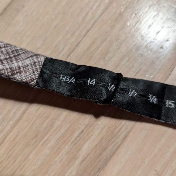 Navy and Brown Plaid Bow Tie by Cotton Treats - Picture 5 of 6